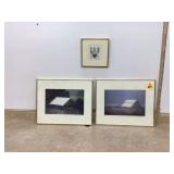 3 SIGNED AND FRAMED PICTURES