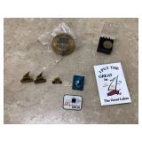 Collectible McDonalds pins from Michigan region