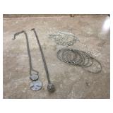 Costume jewelry set necklace and bracelets