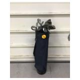 GOLF CLUBS AND BAG