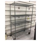 Mobile metal storage unit