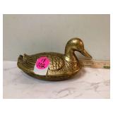 BRASS DUCK BOX - HOME DECOR