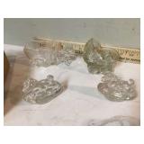 4 GLASS FIGURINES - GLASS