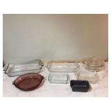 A brand of glass bakeware