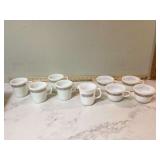 Retro Pyrex coffee set - Woodland design