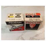 FEDERAL AND FIOCCHI 20-GAUGE