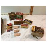 VINTAGE AMMUNITION BOXES