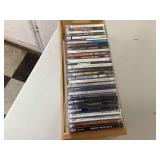 30 sealed music CDs in crate
