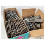 Collectible metal train tracks
