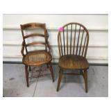 2 ANTIQUE CHAIRS