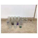 Various beer glassware