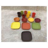 Retro Tupperware play dishes