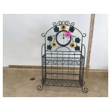 SUNFLOWER CLOCK SHELF - HOME DECOR