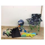 KIDS BEACH ITEMS AND BASKETBALL