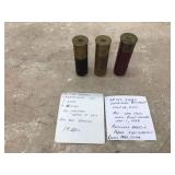 Vintage shotgun shells