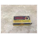 Old box for 38 S&W ammunition