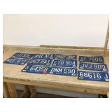 Old Michigan car tags