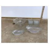 Elegant lead crystal bowl