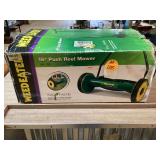 16 push reel mower for weed eating