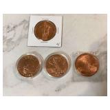 3 999% COPPER ROUNDS - COLLECTIBLES