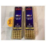 2 BOXES OF 100 CCI 22LR ROUNDS