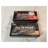 2 BOXES OF 50 9MM LUGER ROUNDS