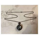 Tiger-themed watch necklace