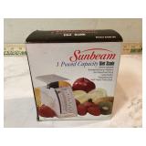 Sunbeam kitchen scale 1lb capacity