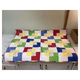 VINTAGE KIDS QUILT - HOUSEHOLD MISC