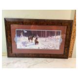 16X25 SIGNED GARY ARTZT FRAMED ART