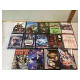 14 DVD MOVIES - RECORDS CD DVD VHS