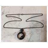 WOLF POCKET WATCH NECKLACE - WATCHES