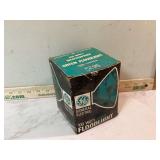 Mid Century Modern 100-Watt Green Flood Light for Stylish Outdoor