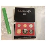 1982 PROOF SET - COINS CURRENCY