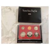 1981 PROOF SET - COINS CURRENCY