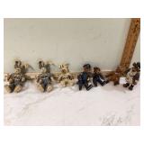 7 Boyd Bear figs with poseable limbs