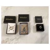 1 Two new sets of necklace and earrings2 One necklace with