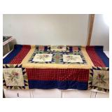 HAND STITCHED QUILT - HOME DECOR