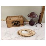 Duck decor set with lamp