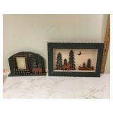 Rustic shadow box & frame