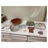 Versatile cooking pan with 6 functions