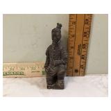 Miniature replica of the Kneeling Archer from the Terracotta Army