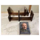 Wooden book racks Dr Phil book
