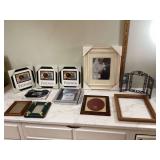 PICTURE FRAMES (SOME NEW) - HOME DECOR