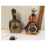 Old Jim Beam and American Legion bottles