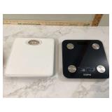 2 BATHROOM SCALES - HOUSEHOLD MISC