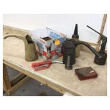 OLD OIL FILL CANS - TOOLS
