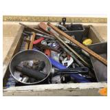 WOODEN BOX WITH TOOLS - TOOLS
