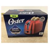 Small red 2-slice toaster
