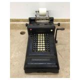 Antique adding machine by Burroughs